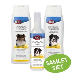 Trixie Jojoba Pelspleje Sæt - Shampoo, balsam og udredningsspray