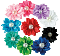 Ollipet Silkeblomst med perle