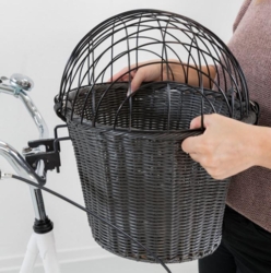 Trixie cykelkurv til hunde til frontmontering med lyn-hurtig montage