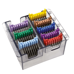 Afstandskamme til Moser ArcoPro samt Wahl Admire i praktisk kasse med 8 stk.