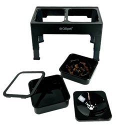 Ollipet Tanaka Foderstation skaber en overskuelig spisestation