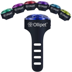 Ollipet Diamant LED Lygte med 7 farve indstillinger at vælge imellem til din hund.