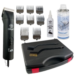 Komplet startpakke med alt til hundeklipning. Ollipet Hera klippemaskine med tilbehør