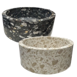 Ollipet Terrazzo sten hundeskåle i et stilrent og æstetisk design