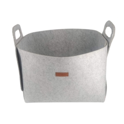 Flot legetøjskurv i filt til hundelegetøj