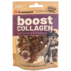 Boost Bits with beef and collagen 60g. Er lære kornfrie godbidder og uden tilsat sukker til din hund.