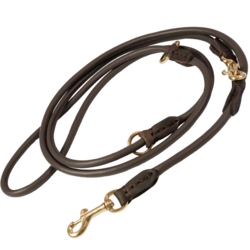 PARIS Dressurline Mørkebrun | 6 mm,  220 cm