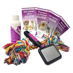 KW Hvalpepakke indeholder alt til hvalpens pelspleje
