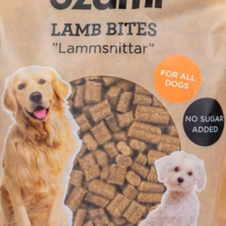 Ozami godbidderne med lam er uden tilsat sukker.