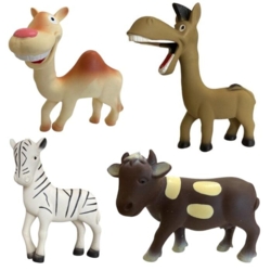 Sjove natur latex dyrevenner. Legetøjet som din hund vil elske fra dag 1.