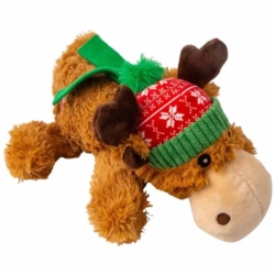 Sødeste Kong hundebamse. Med det søde rensdyr design er dette den perfekte julebamse.