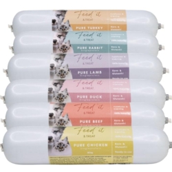 Feed'it and Treat, Singleprotein Foderpølser | 800g