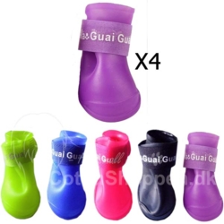 Hundegummistøvler | 4 stk.
