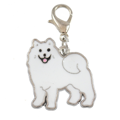 Hundecharms m. hunderacer - Samojed