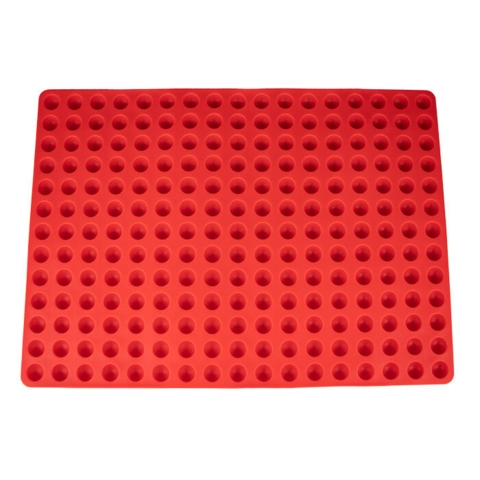 Silikoneform til godbidder | Rød 221 huller på 1,5 cm