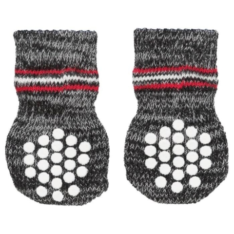 Smarte skridsikre hundestrømper fra Trixie i 2-pak