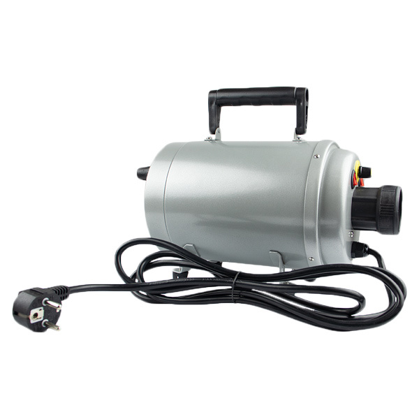 Aeolian Blower til hunde med ledning og kabinet i sprøjtelakeret stål.