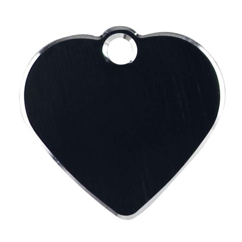 iMarc hundetegn Hi line sølvkant I Sort