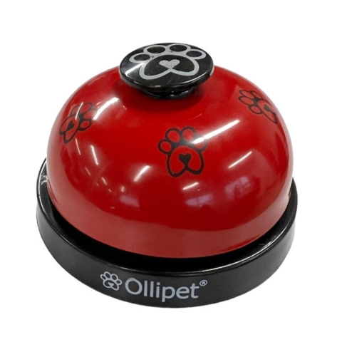 Ringklokke til hunde I Rød