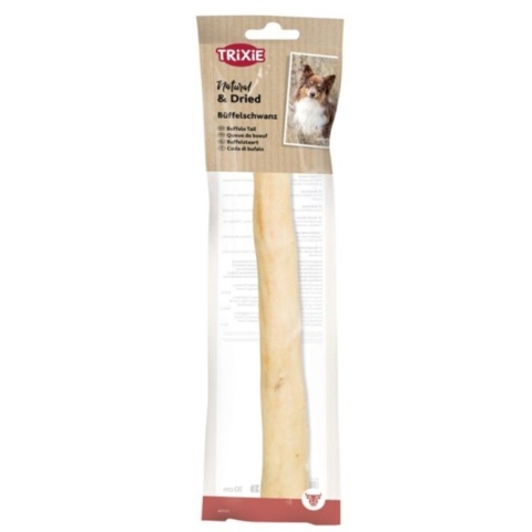 Tyggeben til hunde af bøffelhale