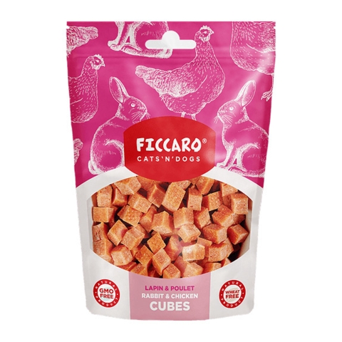 Ficcaro Rabbit & Chicken Cubes | 100g