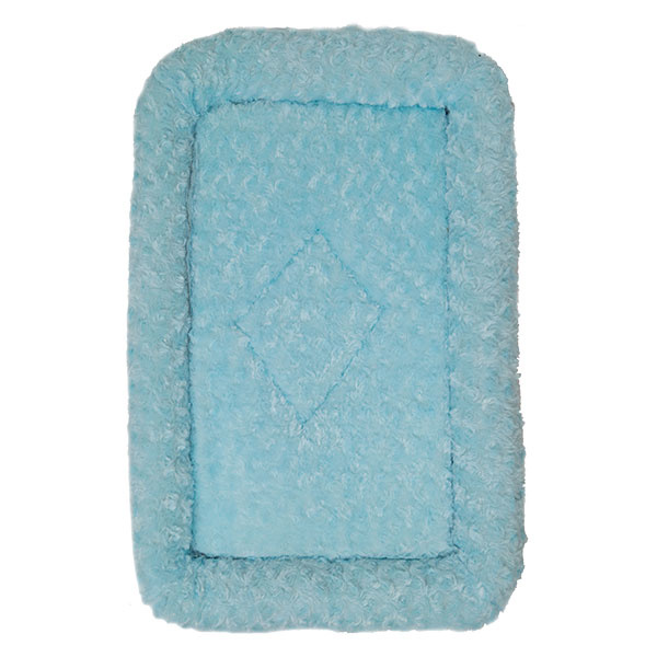 Ollipet Hundemadras | Curly fleece | Lyseblå