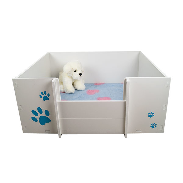 Ollipet Fødekasse | Hvid PVC