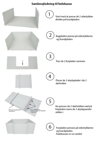 Ollipet Fødekasse | Samlevejledning