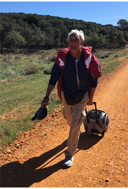 Ozami hundetrolley på Caminoen i Spanien