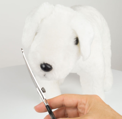 Ollipet Basic buet saks 6" | klip runde kurver