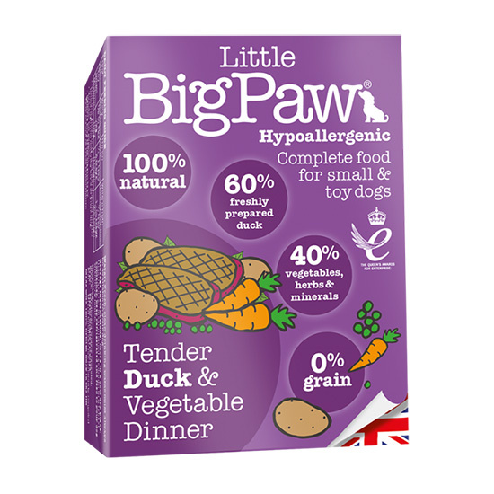 Tender Duck & Vegetable Dinner | Little Big Paw 150g