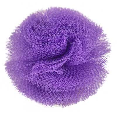 Pompom hårpynt lilla