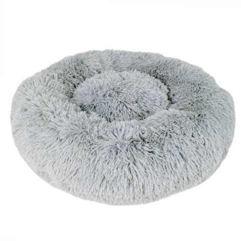 Soft Cloud Donut Hundeseng i Lysegrå fungere virkeligt godt som hvalpeseng