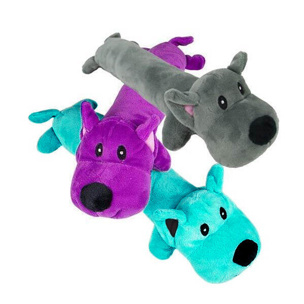 Aflang plyshund Karo