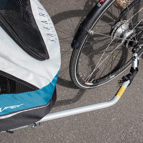 Safari Cykeltrailer til hunde | BLÅ