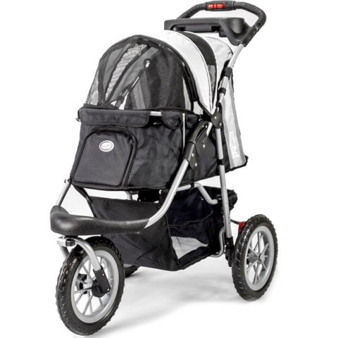 InnoPet Buggy Comfort | Hundeklapvogn - Her vist i farven grå