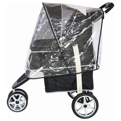 InnoPet Monaco hundeklapvogn m. regnslag