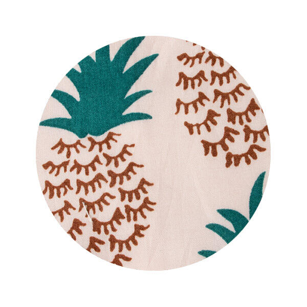 Grooming justerbar mundbind | Lyserød med ananas