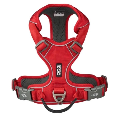 Dog Copenhagen hundesele i rød. Lavet af slidstærkt materiale.