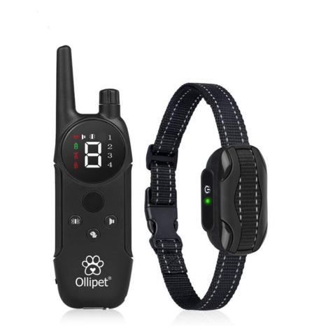 Antigø-halsbånd med lyd og vibration - fjernbetjent fra op til 600 meter