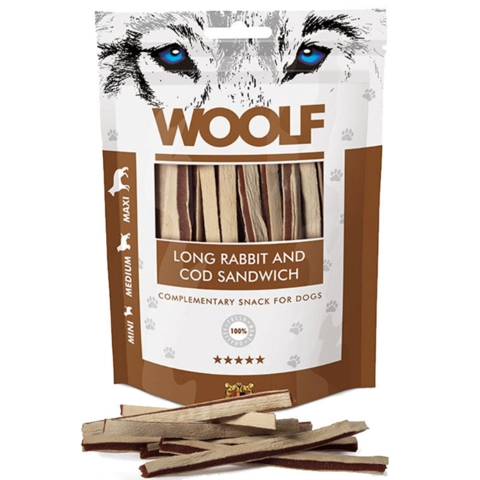 WOOLF Long Rabbit and Cod Sandwich |100g