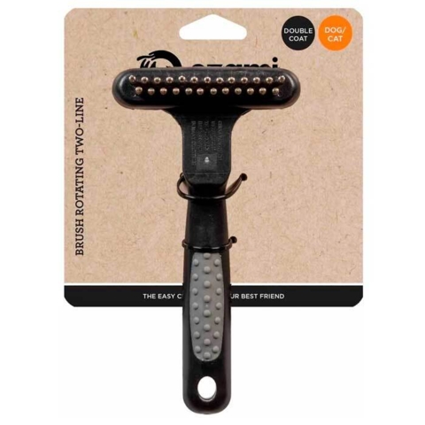 Rullekam dobbelt| Karte til langhårede hunde