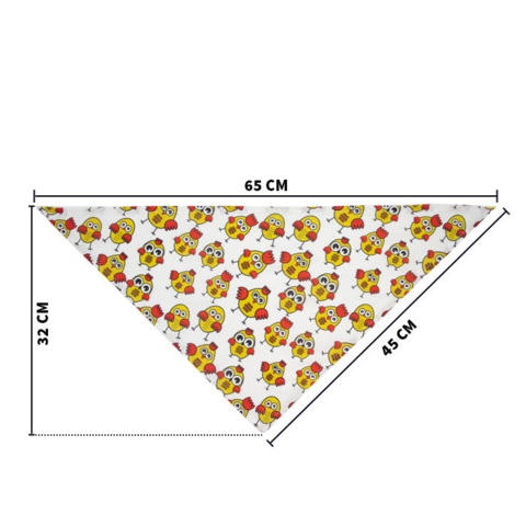 Ollipet Påske Bandana | Big eyes Chicken | med mål