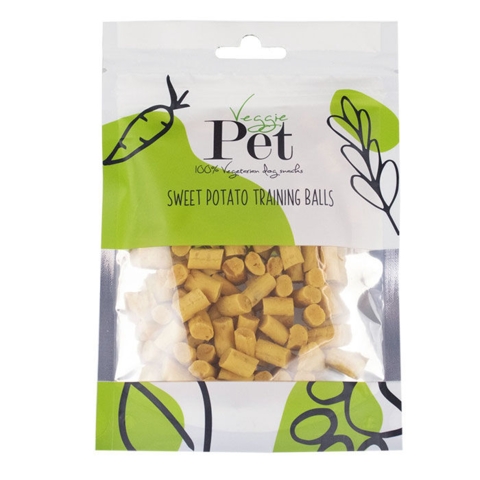 VeggiePet Sweet Potato Training Balls 100g