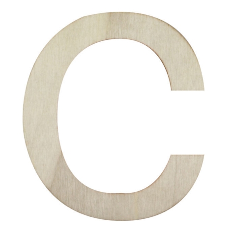 Træ bogstaver I Bogstavet C