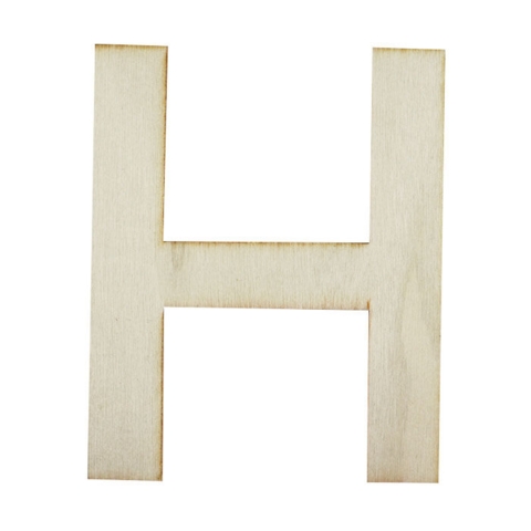 Træ bogstaver I Bogstavet H