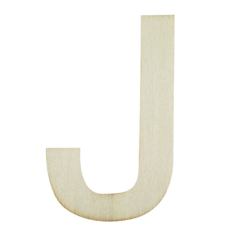 Træ bogstaver I Bogstavet J