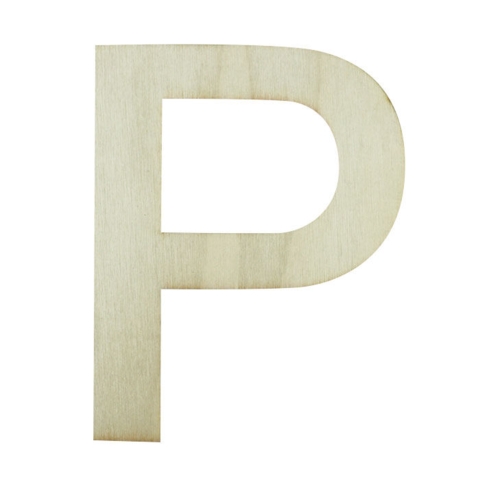 Træ bogstaver I Bogstavet P