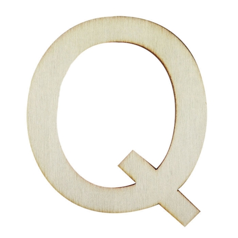 Træ bogstaver I Bogstavet Q