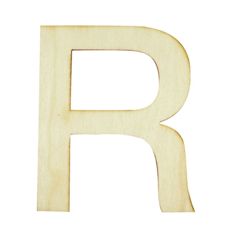 Træ bogstaver  I Bogstavet R
